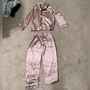 Silky Pink Pajama Set
